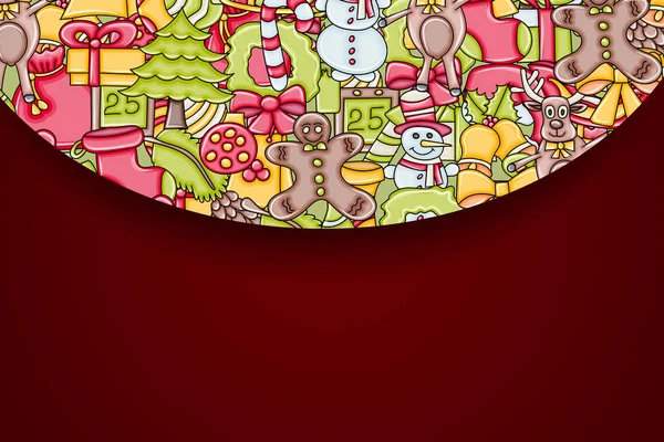 Noel arka plan metin için yer ile. Bir tebrik kartı için f