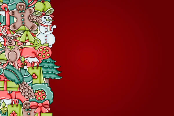 Noel arka plan metin için yer ile. Bir tebrik kartı için f