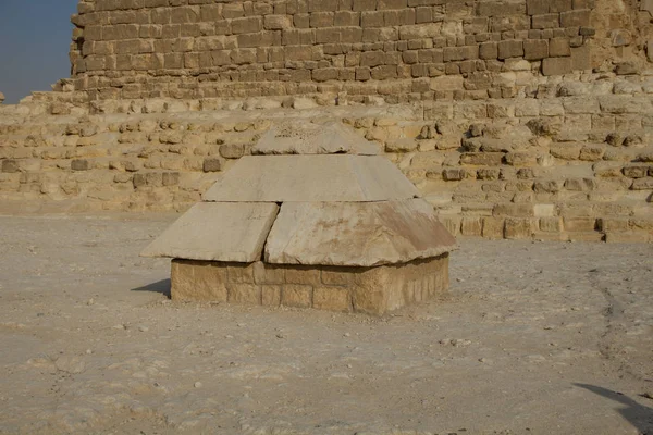 Pirámide Egipcia Ruinas Piedras Misterio Construido —  Fotos de Stock