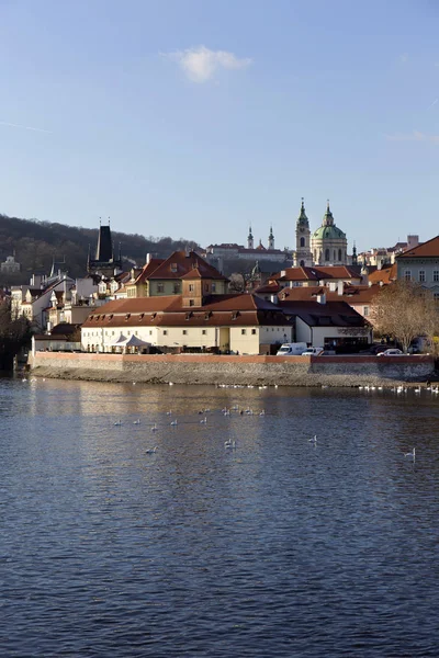 Vista sobre o outono Praga City, República Checa — Fotografia de Stock