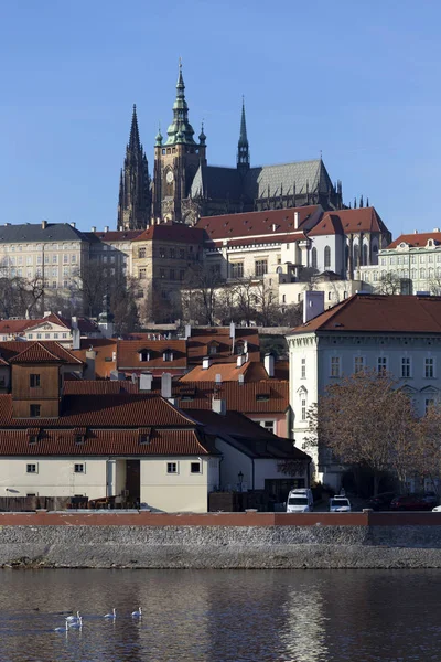 Vista sobre o outono Praga City, República Checa — Fotografia de Stock