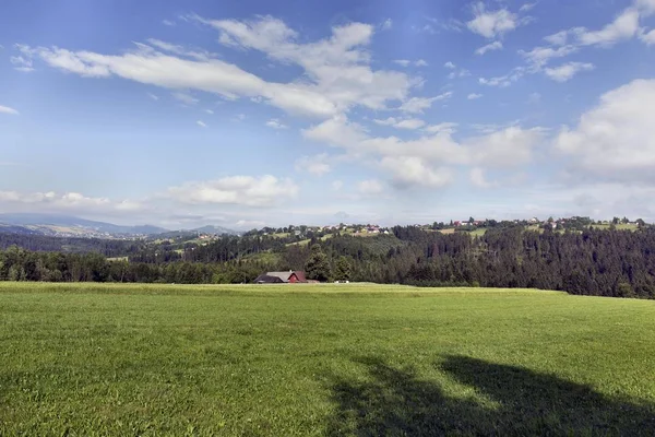 Beskydy kırsal, güzel dağlara Kuzey Bohemia, Çek Cumhuriyeti