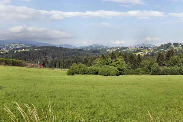 Beskydy countryside, the beautiful Mountains  in north Bohemia, Czech Republic — Stock Photo, Image