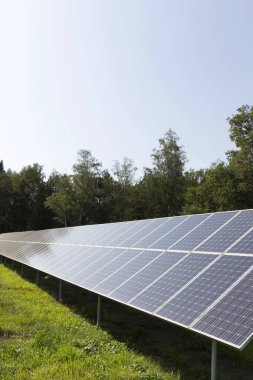 Çayır çiçekli yaz Solar Power Station 