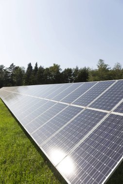 Çayır çiçekli yaz Solar Power Station 