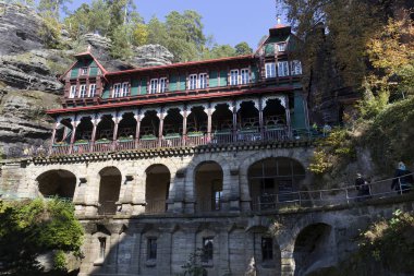 Sonbahar manzara çek İsviçre, Çek Cumhuriyeti