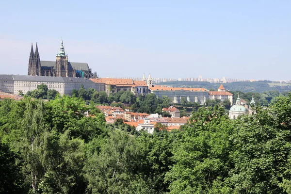 View on the Prague City with its signifiant Buildings, Czech Republic — Stock Photo, Image
