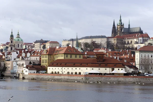 Zobacz Pradze Gotycki Zamek Republika Czeska — Zdjęcie stockowe