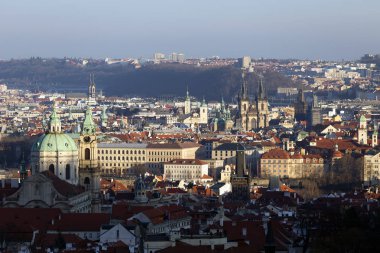 Kış Prague City, Kuleli, Çek Cumhuriyeti görüntüleyin