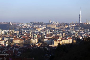 Kış Prague City, Kuleli, Çek Cumhuriyeti görüntüleyin