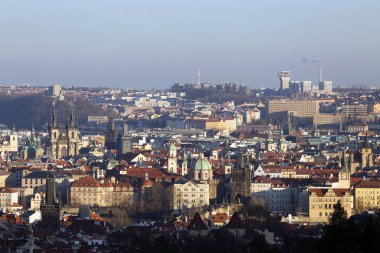 Kış Prague City, Kuleli, Çek Cumhuriyeti görüntüleyin