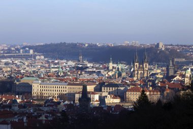 Kış Prague City, Kuleli, Çek Cumhuriyeti görüntüleyin