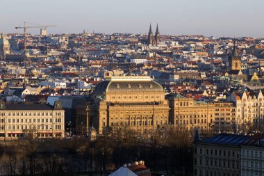 Kış Prague City, Kuleli, Çek Cumhuriyeti görüntüleyin