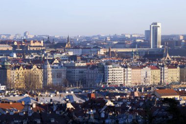 Kış Prague City, Kuleli, Çek Cumhuriyeti görüntüleyin
