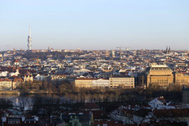 Kış Prague City, Kuleli, Çek Cumhuriyeti görüntüleyin