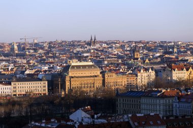 Kış Prague City, Kuleli, Çek Cumhuriyeti görüntüleyin