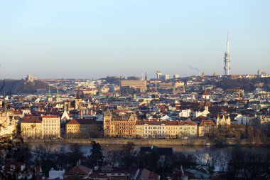 Kış Prague City, Kuleli, Çek Cumhuriyeti görüntüleyin