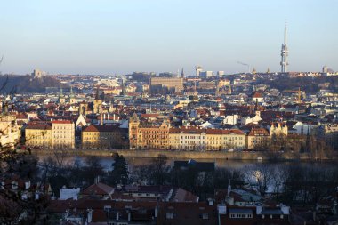 Kış Prague City, Kuleli, Çek Cumhuriyeti görüntüleyin