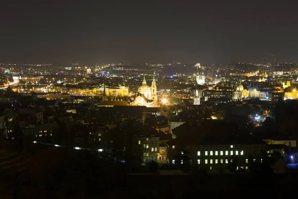 Night Prague Historic Centre Czech Republic — Stock Photo, Image