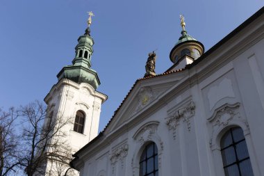 Kış Prag Strahov Manastırı, Çek Cumhuriyeti