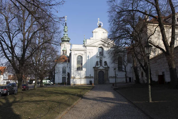 Winter Prag Strahov Kloster Tschechische Republik — Stockfoto