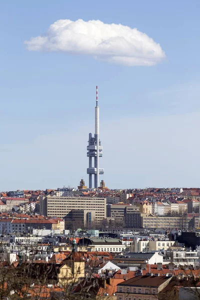 Jarní Praha Město Věžemi Mosty Slunečný Den Česká Republika — Stock fotografie