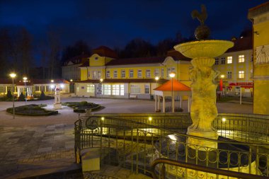 Kuzey Bohemya, Çek Cumhuriyeti 'nde Gece Spa Libverda' sı