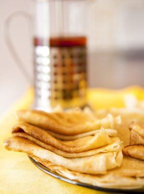 çay ile ev yapımı kek