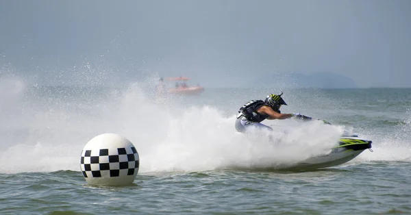 Moto acuática. competencia . — Foto de Stock