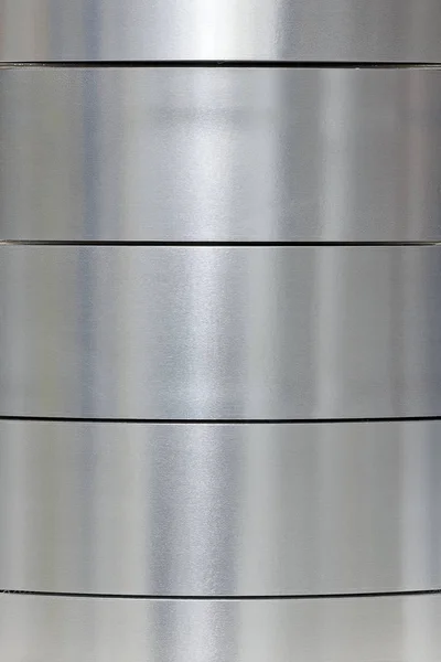 Detalhe dos rolos de aço — Fotografia de Stock