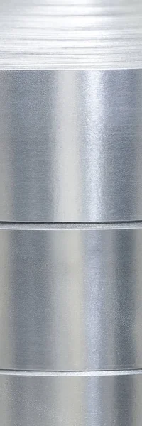 Детали стальных рулонов — стоковое фото