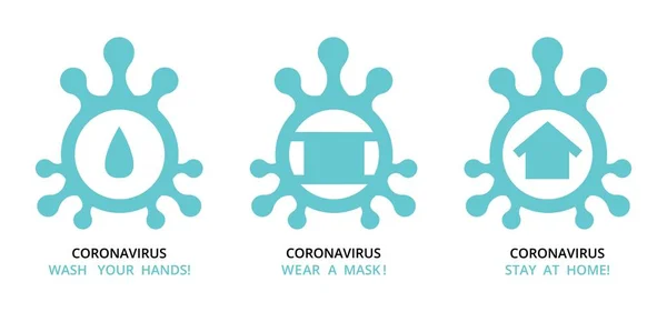 Virus Bacteriën Microbe Pictogram Vorm Set Groep Schematische Foto Van — Stockvector