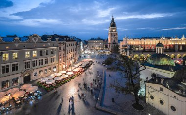 Krakow, Polonya manzarası