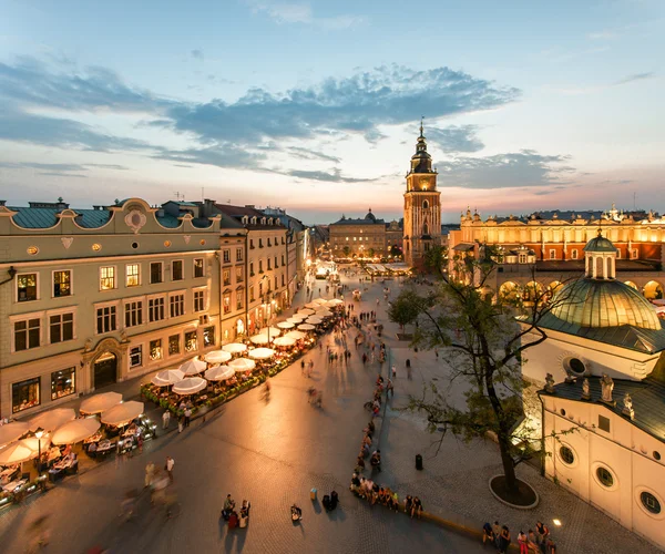 Blick auf Krakau, Polen — Stockfoto