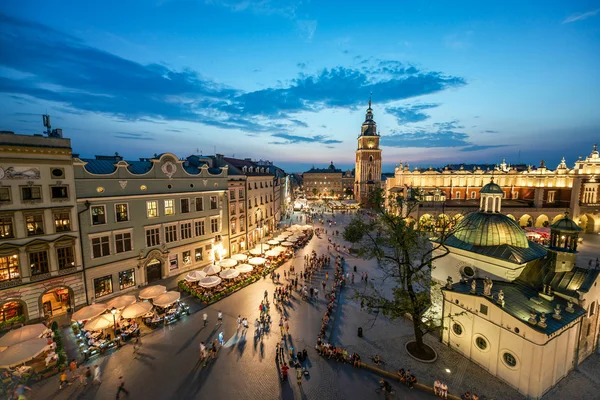 Vista de Cracóvia, Polónia — Fotografia de Stock