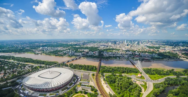 Vista de Varsovia, Polonia — Foto de Stock