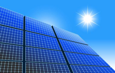 Güneş Gücü Paneli, Güneş ve Mavi Gökyüzü