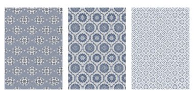 Japon Arap Çiçeği Soyut Vektör Arkaplan Koleksiyonu