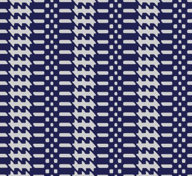 Japon Kabilesi Zig Zag Vektörü Kusursuz Desen