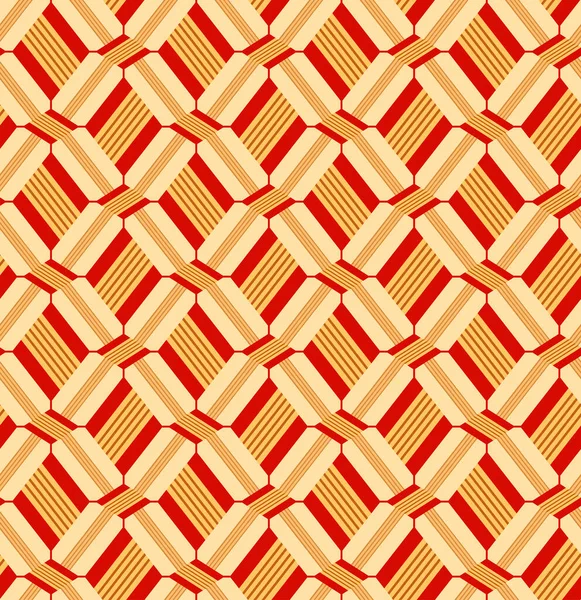 Japonês Diamond Stripe Vector Padrão Sem Costura — Vetor de Stock