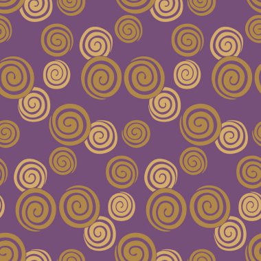 Japon Spiral Daire Vektörü Kusursuz Desen