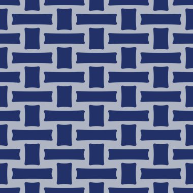 Japon Sepet Dokuma Vektörü Kusursuz Desen