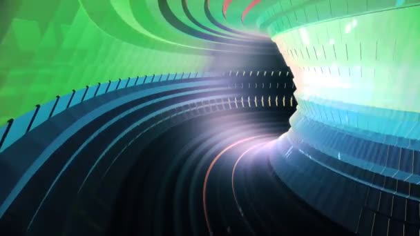 Animazione Tunnel Loop — Video Stock