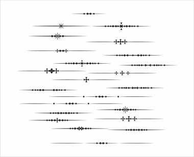 Tasarım için dekoratif kırılma çizgisi