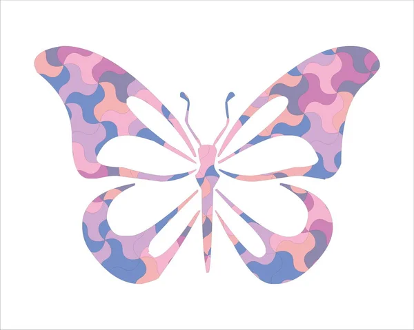 Decorative Butterfly Design — Stock Vector