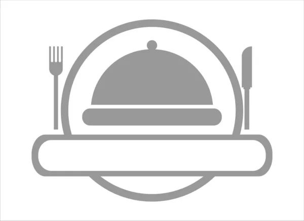 Icône Logo Café Restaurant — Image vectorielle