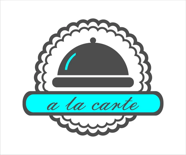 Carte Restaurant Menu Logo — Stockvector