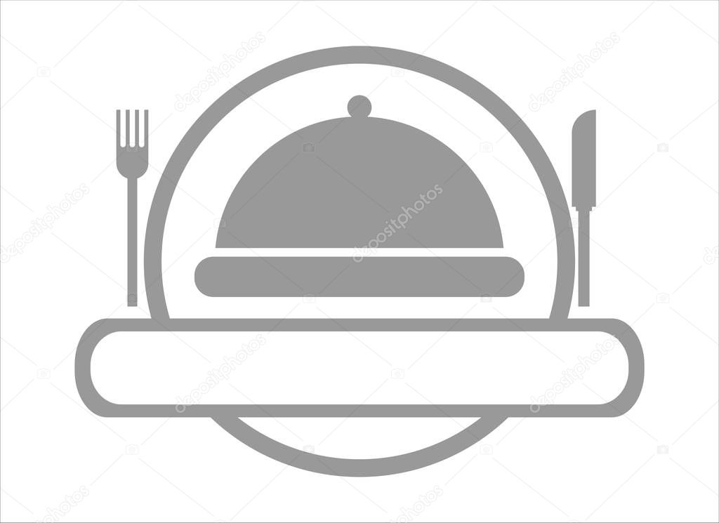 Cafe and restaurant logo icon