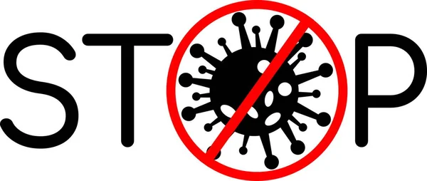 Coronavirus grafik simgesini durdur
