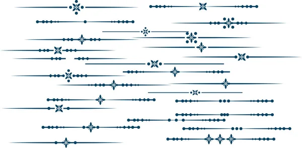 Dekoracyjna Linia Graficzna Break Projektowania — Wektor stockowy